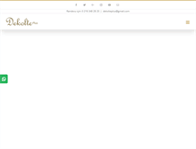 Tablet Screenshot of dekolteplus.com